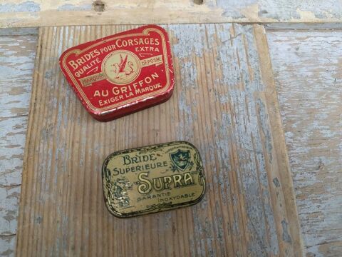 Boites Tle Publicitaire Brides Supra et Au Griffon Mercerie 29 Loches (37)