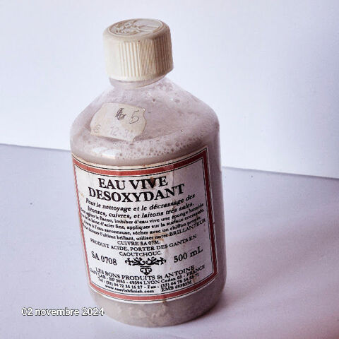 D�soxydant pour nettoyage et le d�crassage des bronzes, cuiv 8 Saumur (49)