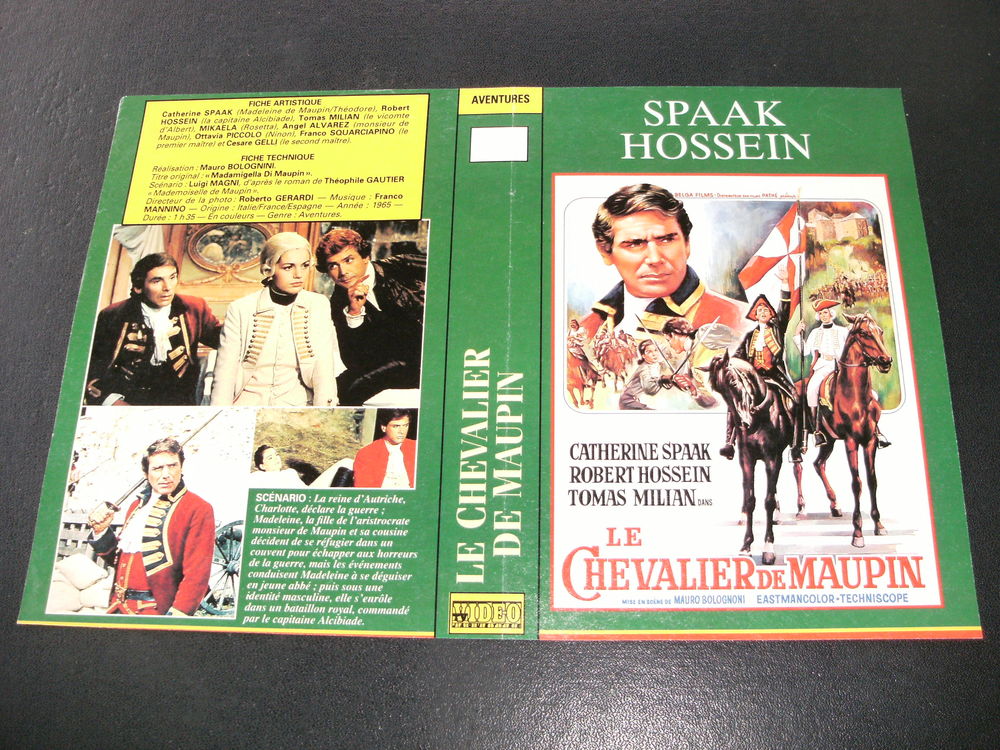 Film : &quot; Le chevalier de Maupin &quot; 1965 DVD et blu-ray