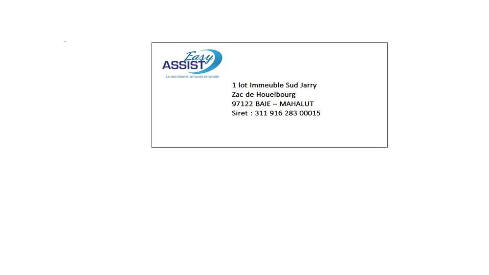   ASSISTANCE ADMINISTRATIVE 
