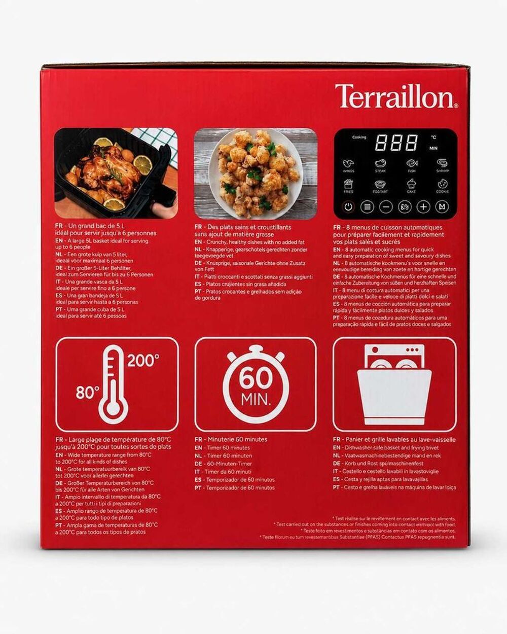Friteuse &agrave; air Terraillon Cook&amp;Fry 5L neuve &agrave; vendre Electroménager