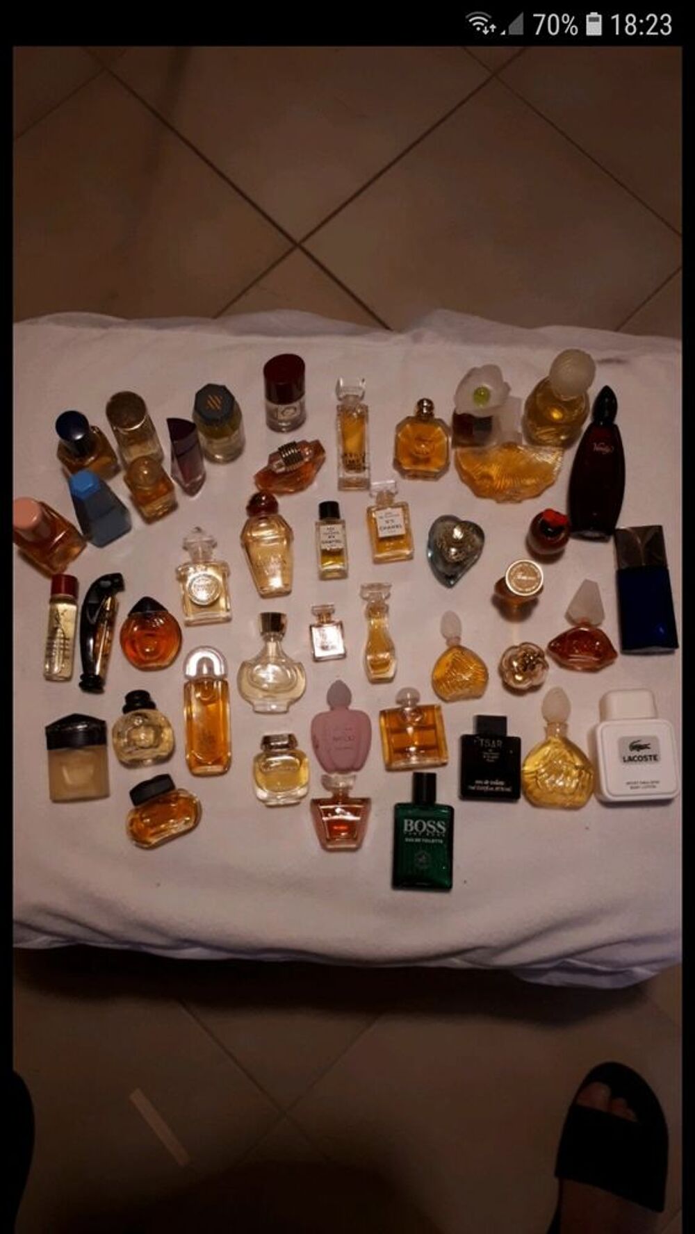 miniatures de parfums sans bo&icirc;te 
