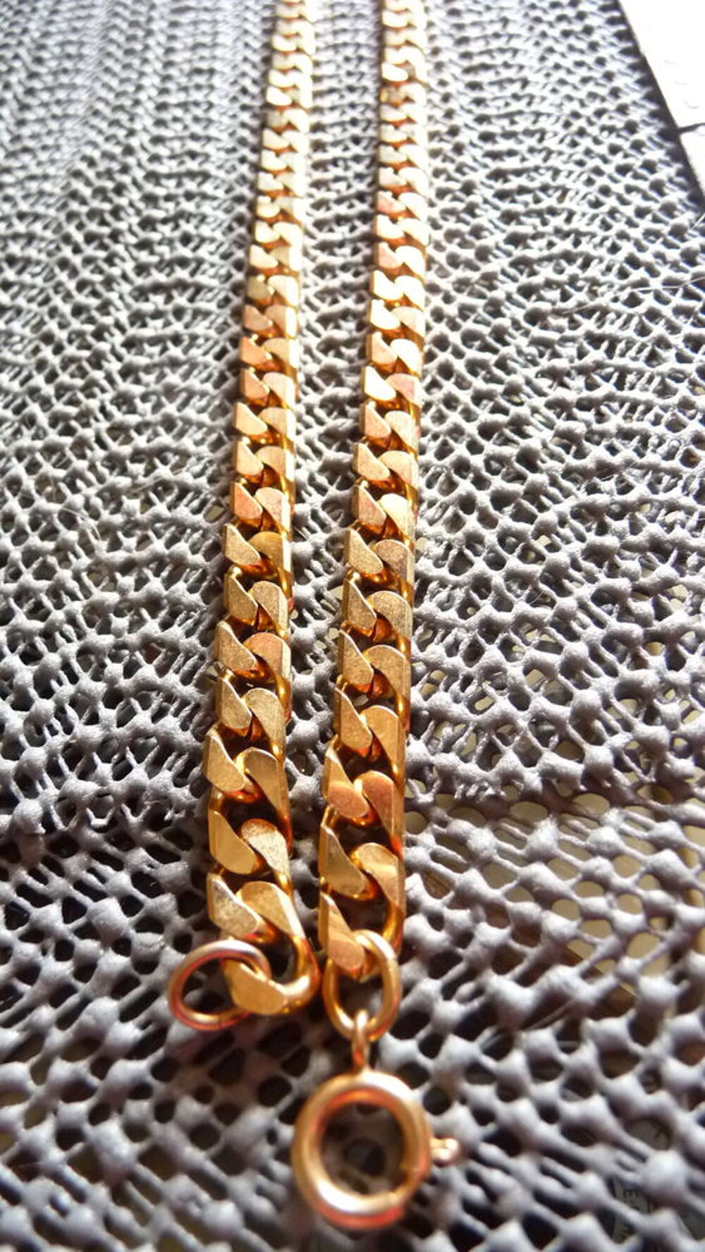 Collier Sautoir, plaqu&eacute; or Bijoux et montres
