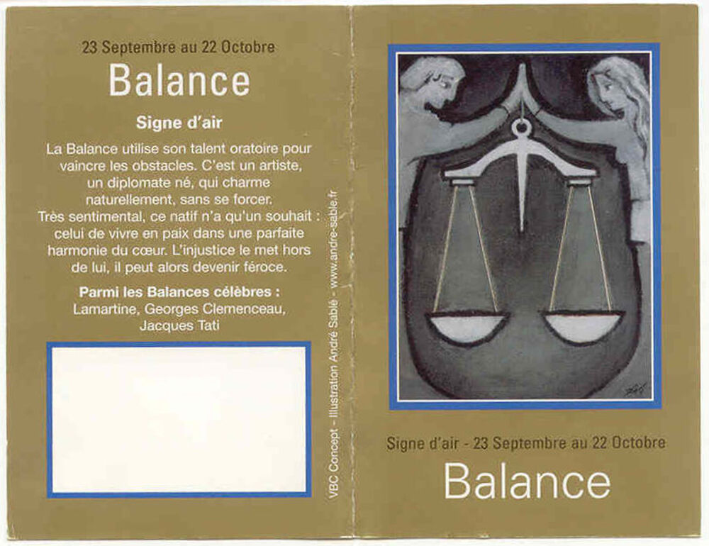 Calendrier de poche 50cts 