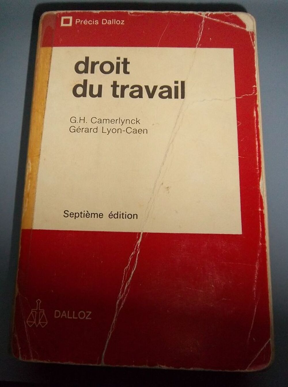 Dalloz droit du travail septi&egrave;me &eacute;dition Livres et BD