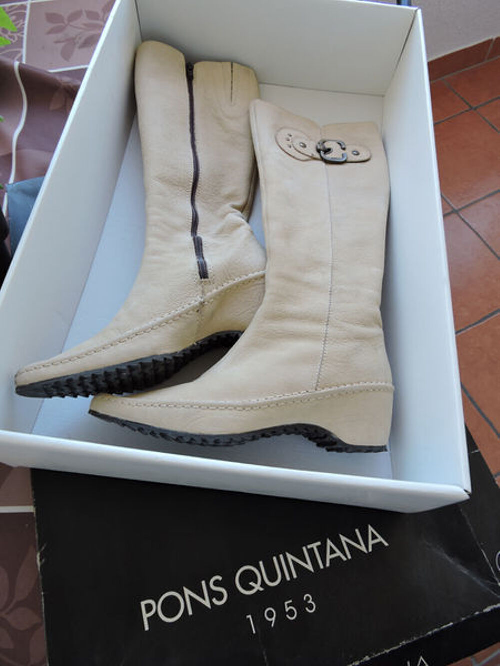 Bottes en cuir Chaussures