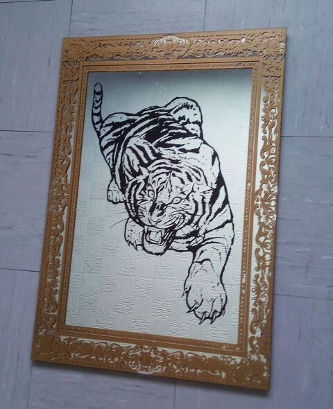 miroir décor tigre asie rare idée cadeau 18 Toul (54)