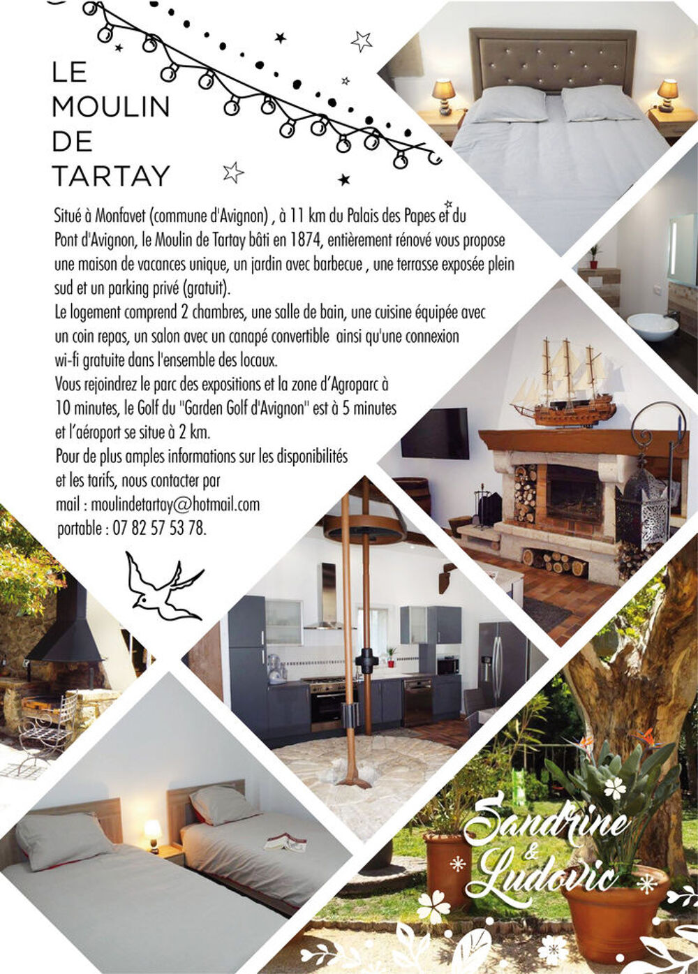   LA MAISON DU MOLIN DE TARTAY EN AVIGNON Provence-Alpes-Côte d'Azur, Avignon (84000)