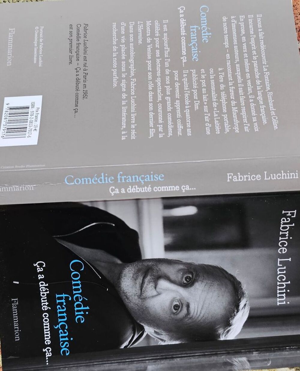 livre Fabrice Luchini Livres et BD