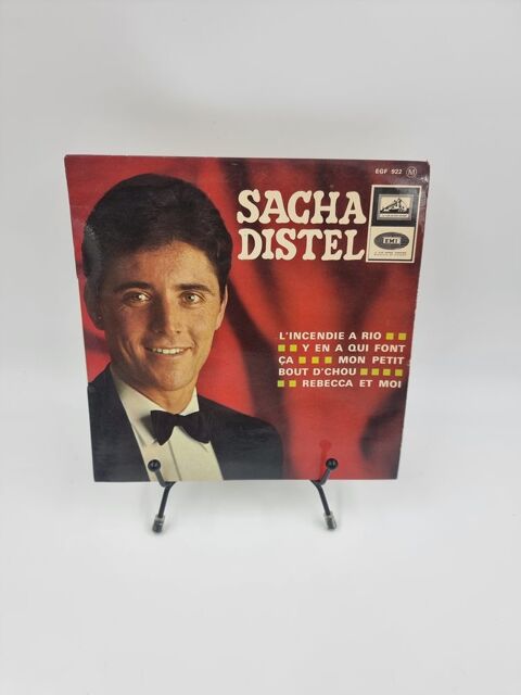 Vinyle 45 tours Sacha Distel : L'Incendie a Rio / Y en a qui 2 Vulbens (74)