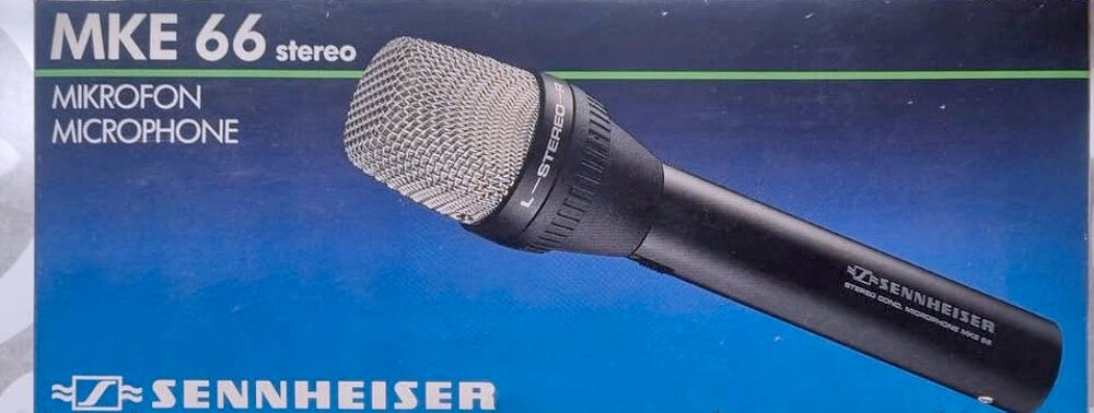 Micro de cin&eacute;ma st&eacute;r&eacute;o Sennheiser MKE66 Etat neuf Instruments de musique