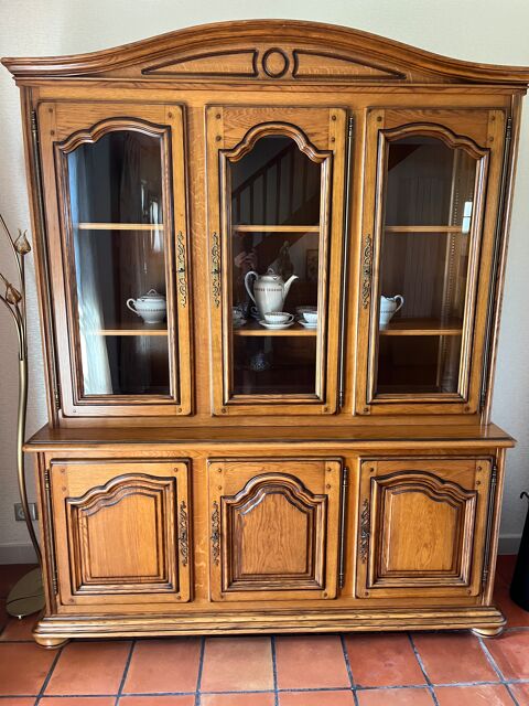 Vaisselier vitrine chne massif  0 La Chapelle-sur-Erdre (44)