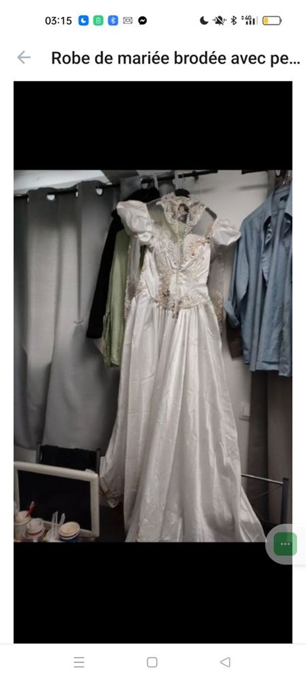 robe de mari&eacute;e blanche Vêtements
