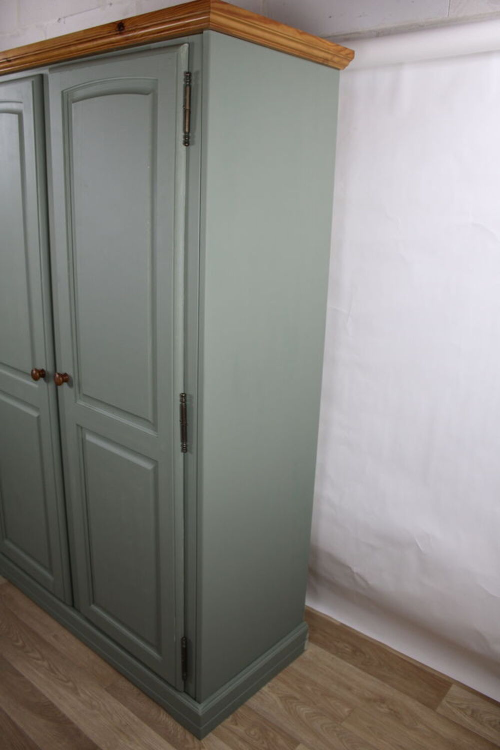 Armoire Vintage Gautier Relook&eacute;e Style Ann&eacute;es 60 ?Vert Sauge Meubles