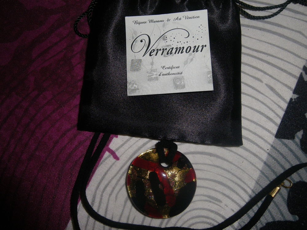 PENDENTIF VERRE DE MURANO Bijoux et montres