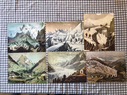 Reproductions de gravures Mont Blanc 1820 22 Cresserons (14)