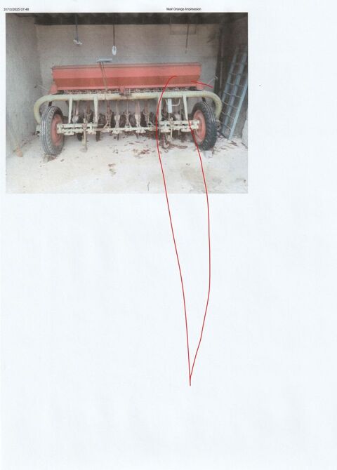 semoir � c�r�ales Beaumettes (84)