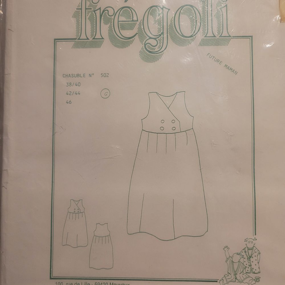 PATRONS FR&Eacute;GOLI NEUFS Vêtements