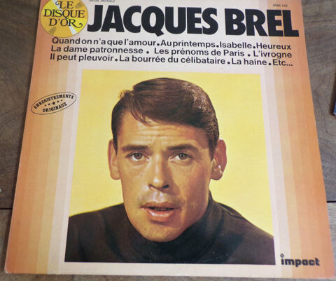 Jacques Brel volume 3 impact disque vinyle 33 tours 3 Laval (53)