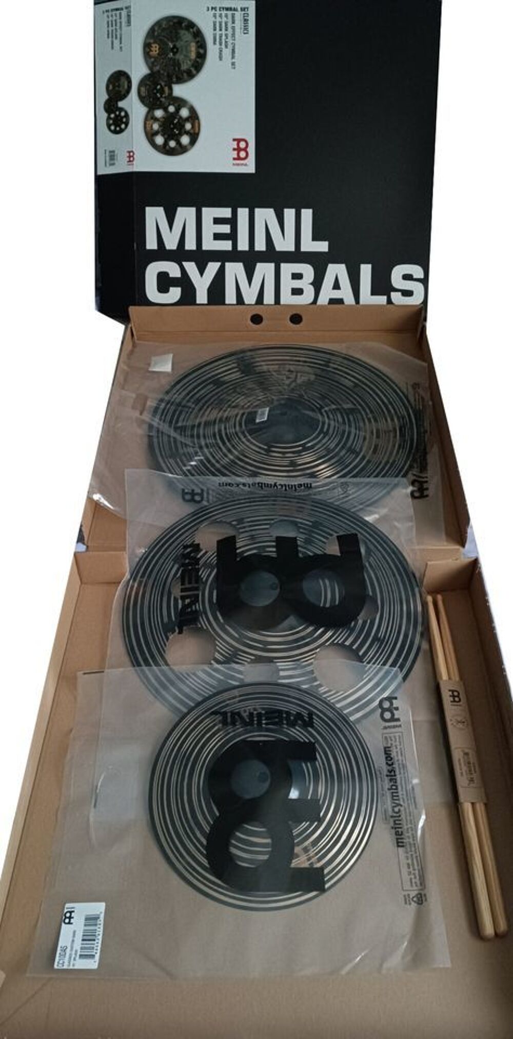 ? [NEUF] Set de Cymbales Meinl Classics Custom Dark Instruments de musique