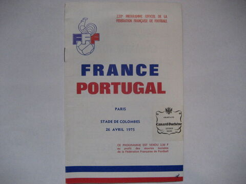 Programme Officiel F F FOOTBALL n° 220 - 1975 29 Reims (51)