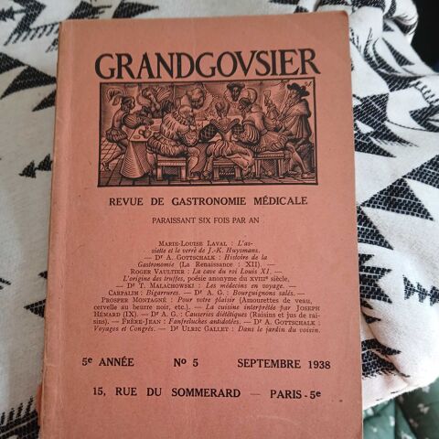 Revue de gastronomie m�dicale 5 �zanville (95)