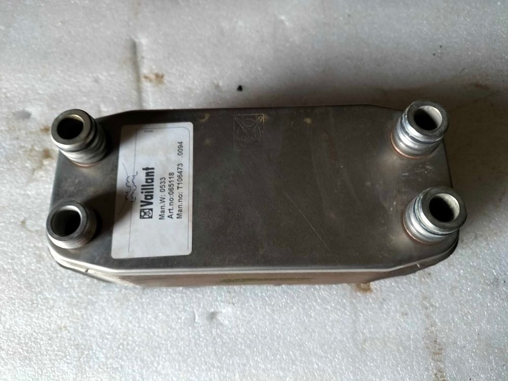 &eacute;changeur a plaque vaillant Bricolage