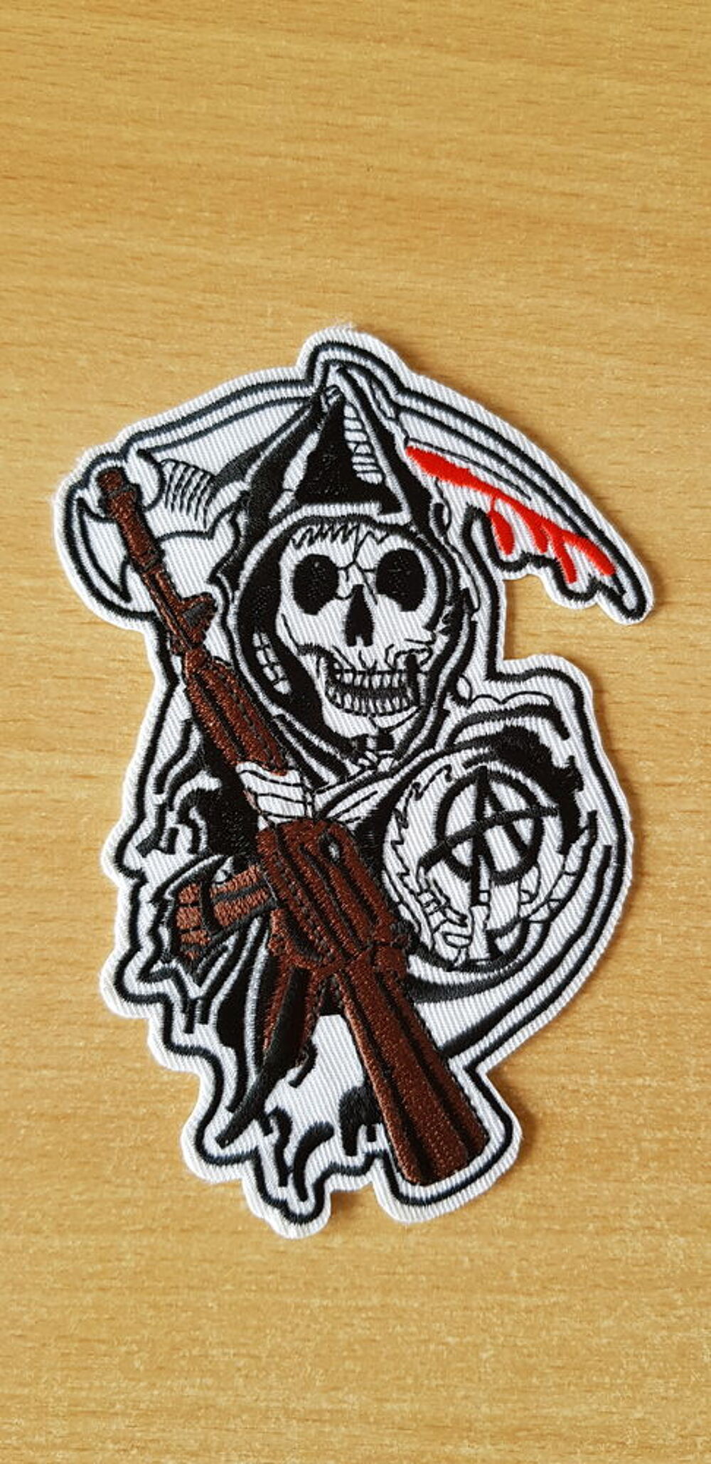 &Eacute;cusson sons of anarchy 13x8 cm thermocollant 