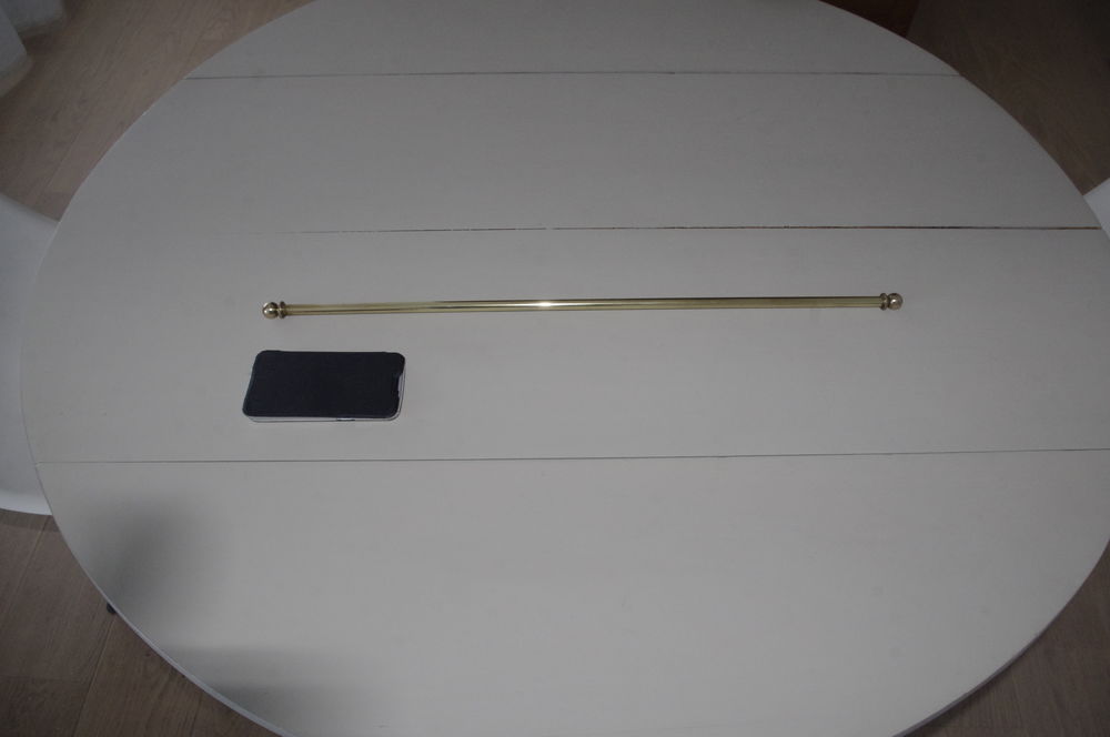 Tringle &agrave; rideaux extensible laiton Décoration