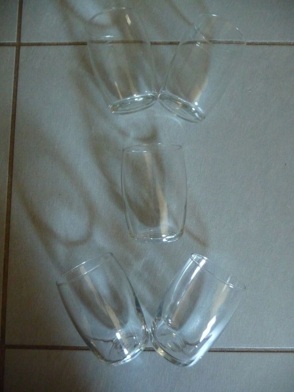 5 verrines ou petits verres - Neufs Décoration
