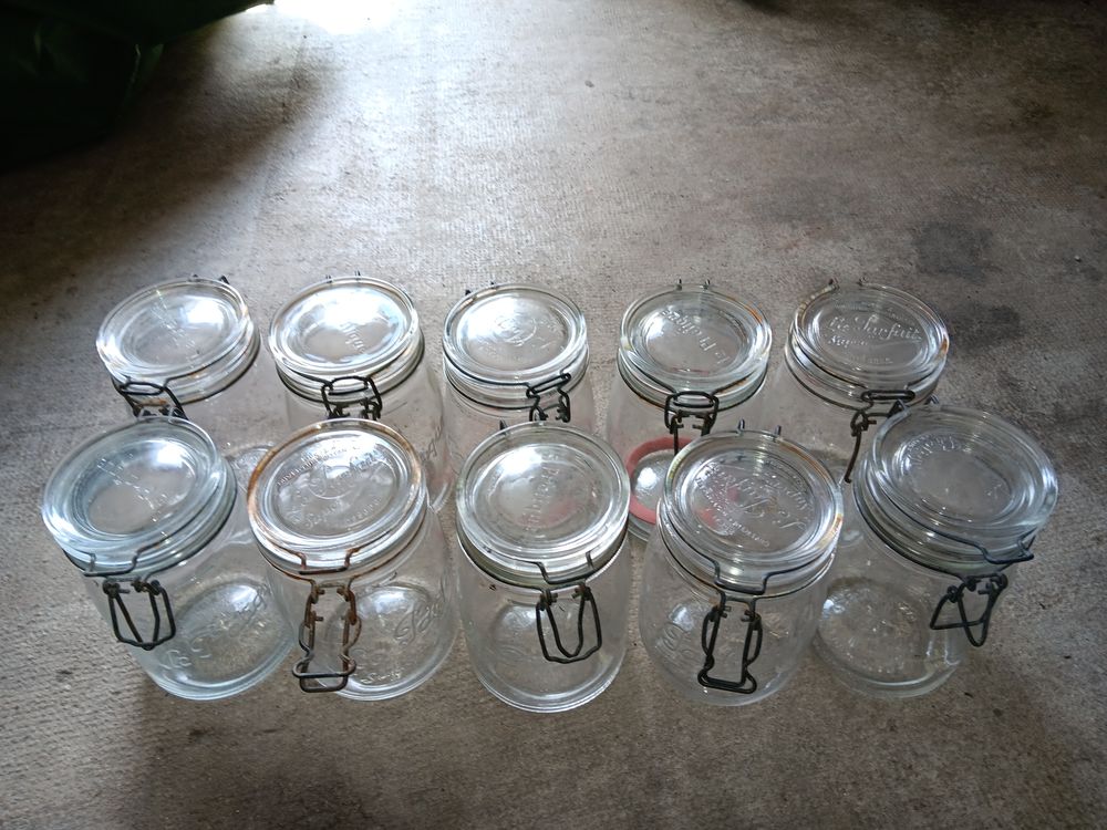Lot de 12 bocaux 1L Le Parfait Bricolage