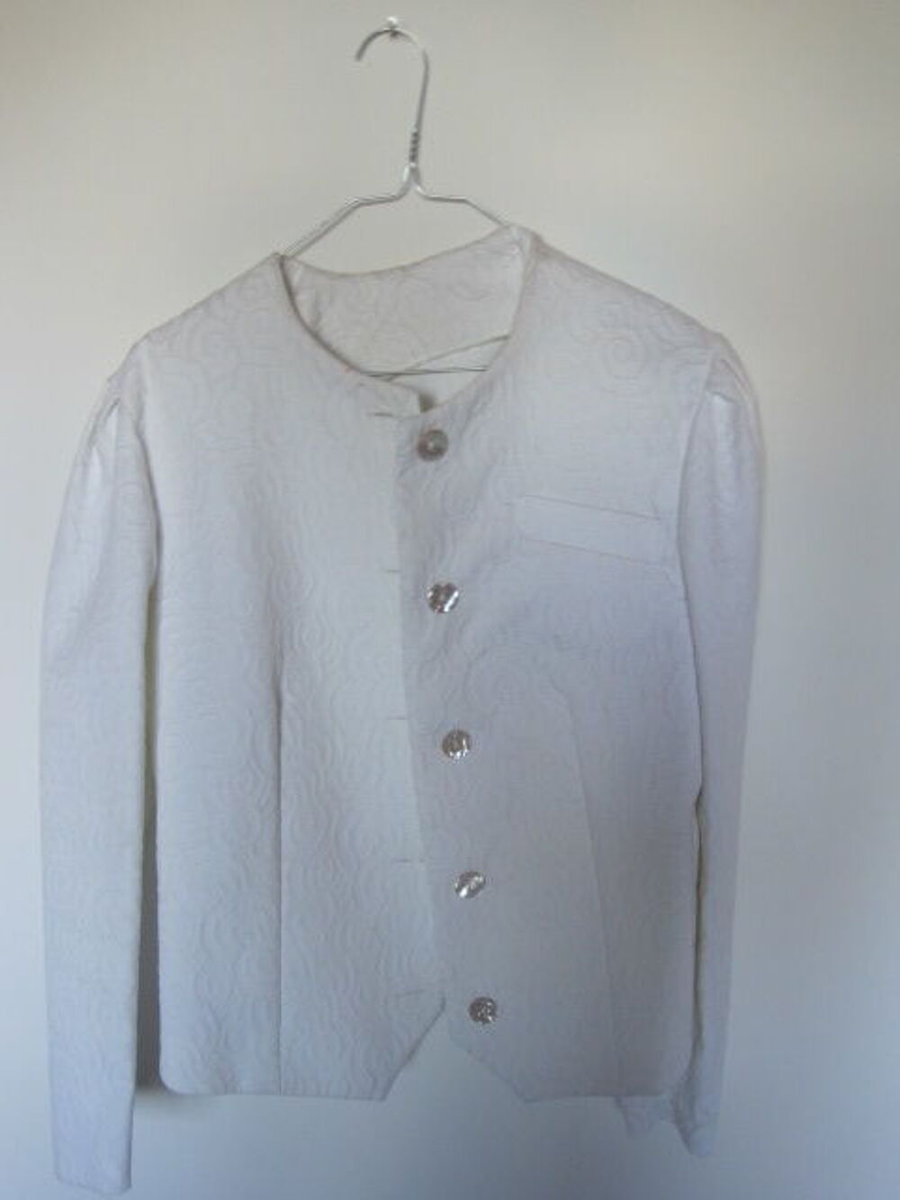 veste blanche Vtements