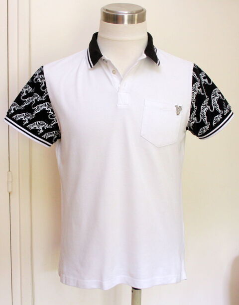 Polo blanc & noir VERSACE T.M 100 Issy-les-Moulineaux (92)