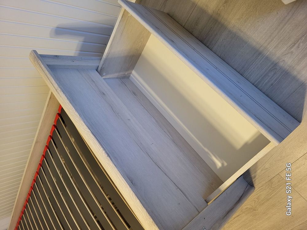 Chambre enfant grise blanchi Meubles