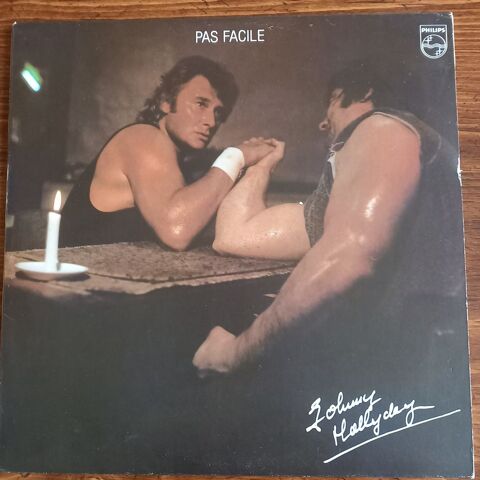 Disque 33 tours JOHNNY HALLYDAY pas facile 6 Bthencourt-sur-Mer (80)