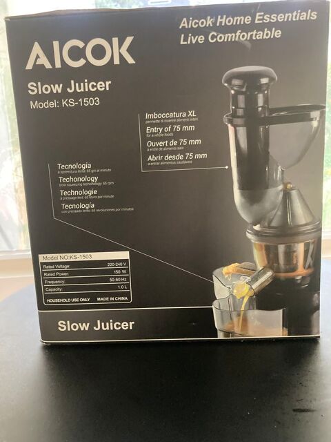 Baisse de prix
Extracteur de jus vertical 30 Sannois (95)