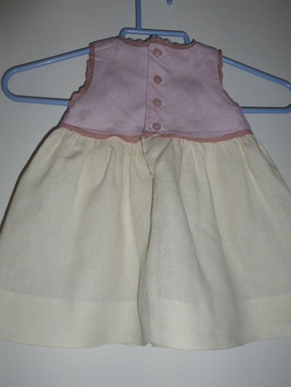 Natalys robe &eacute;t&eacute; rose et blanche 3 mois Vêtements enfants