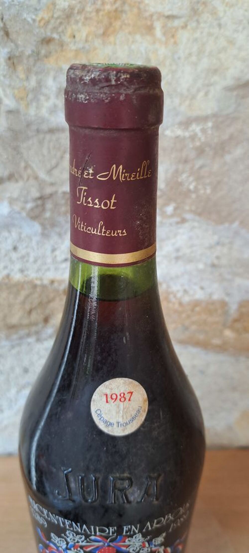 Arbois rouge prestige 1987 Domaine Andr&eacute; et Mireille Tissot 