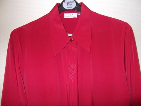 CHEMISIER ROUGE   GERARD PASQUIER     ENTRETIEN FACILE 25 Laon (02)