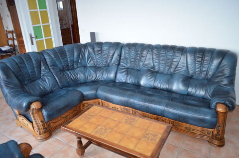 canap d'angle modulable en quatre places + meuble 250 Trie-Chteau (60)