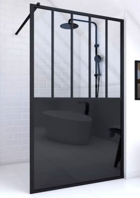 paroie douche italienne look industriel neuve 80 Sainte-Eulalie (15)