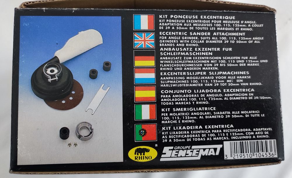 Kit ponceuse excentrique Bricolage