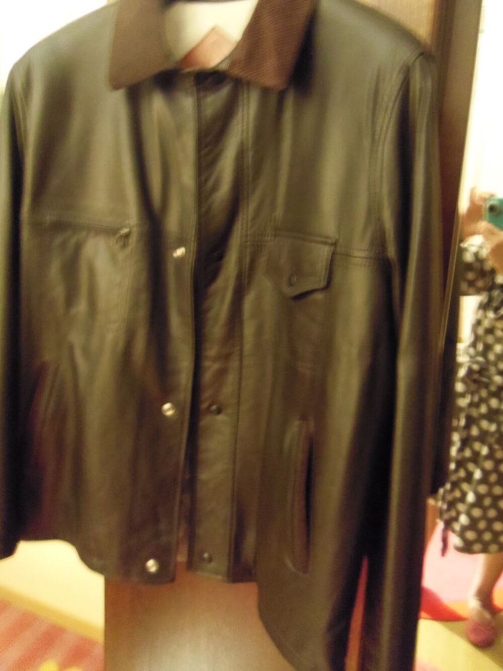 veste cuir agneau Vêtements