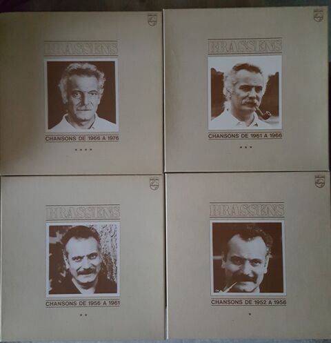 Georges Brassens - 1956 - 1976 - 4 coffrets de 3 vinyles 49 Saint-Jean-de-Braye (45)