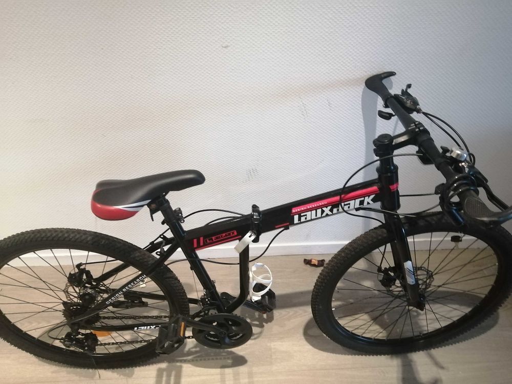 v&eacute;lo montagne pliable pour hommes et femm adultes taille L Vélos