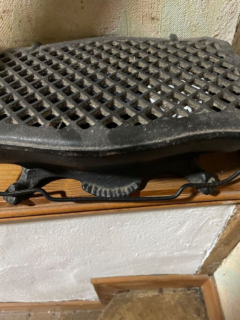 Chaufferette en fonte Décoration