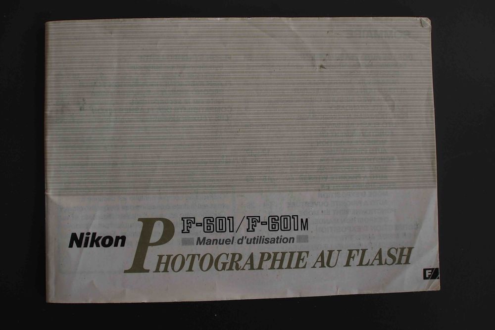 Manuel Nilkon photographie au flash F601 / F601M, Livres et BD
