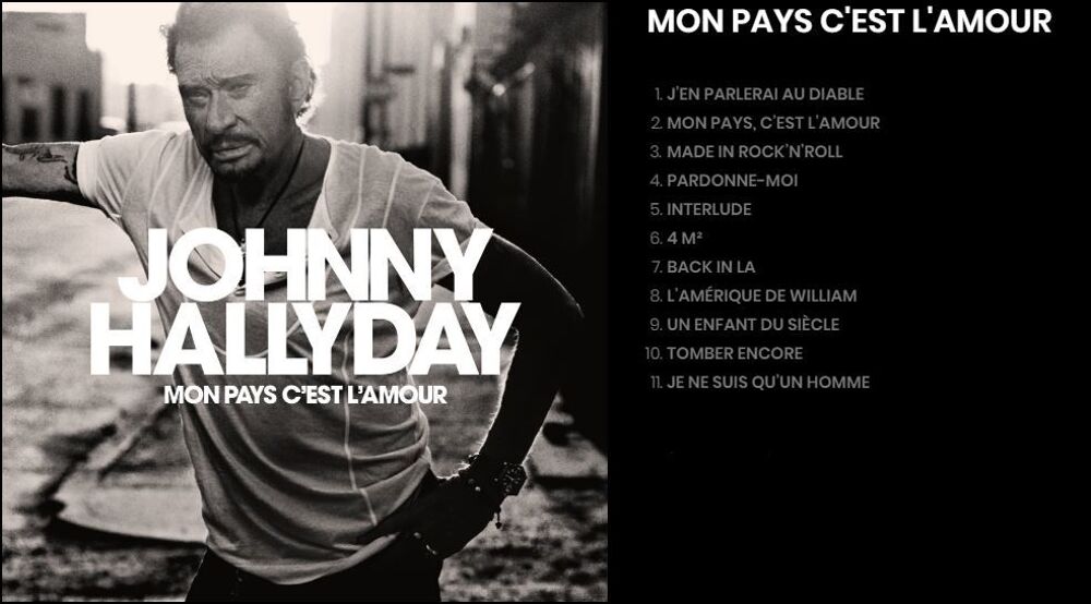 VINYLE "BLANC" JOHNNY HALLYDAY CD et vinyles