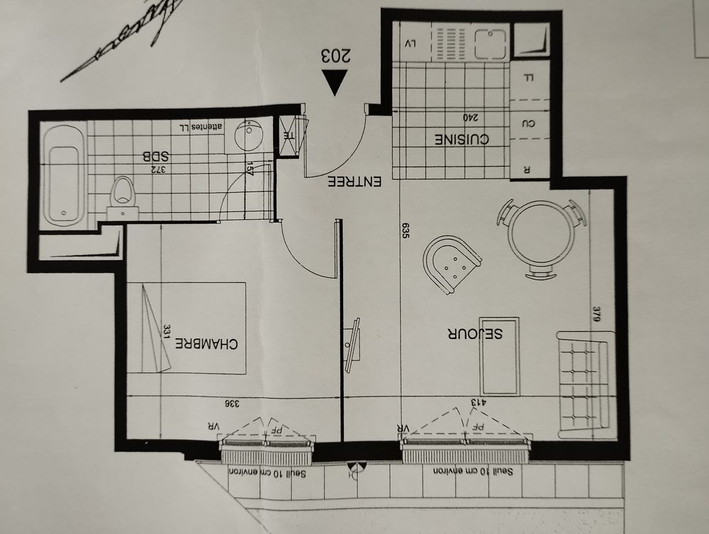 Appartement a louer houilles - 2 pièce(s) - 41 m2 - Surfyn