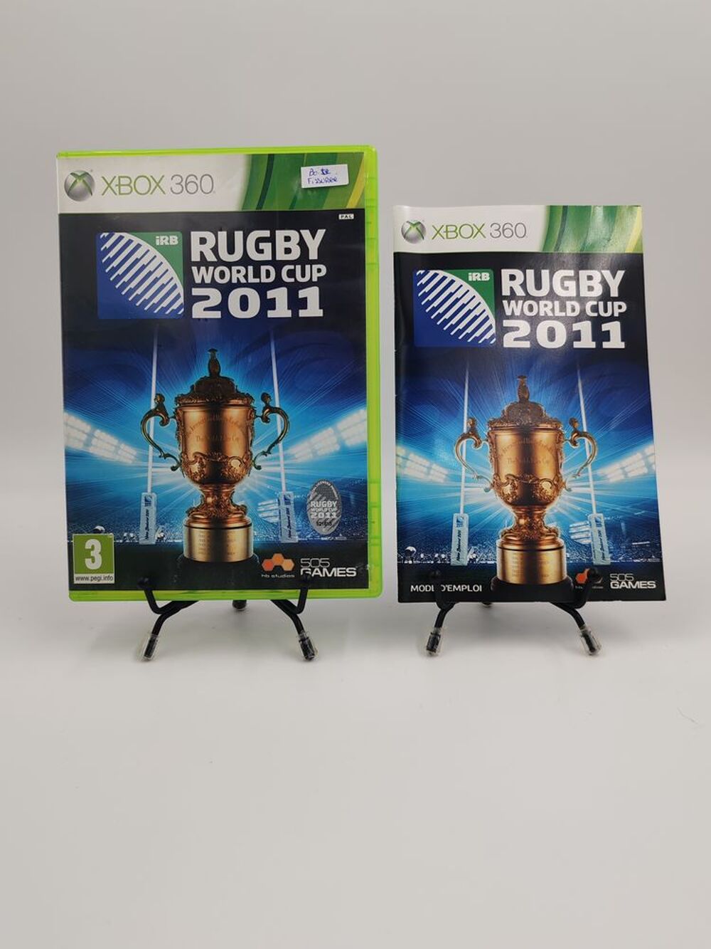 Jeu Xbox 360 Rugby World Cup 2011 en boite, complet Consoles et jeux vidos